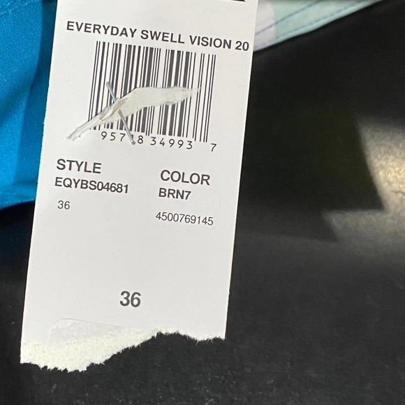 Quicksilver Men's Delph Blue Everyday Swell Vision 20" Pull-On Beach Short SZ 36 - Picture 13 of 13